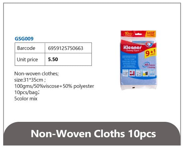 Non-Woven Cloths 10pcs