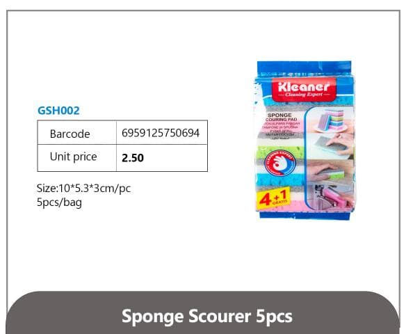 Sponge Scourer 5pcs