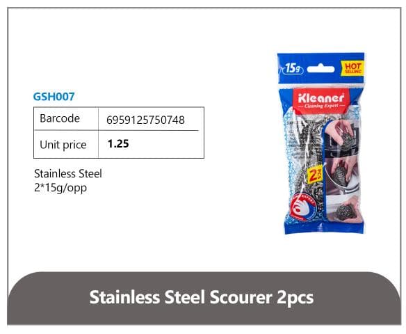 Stainless Steel Scourer 2pcs
