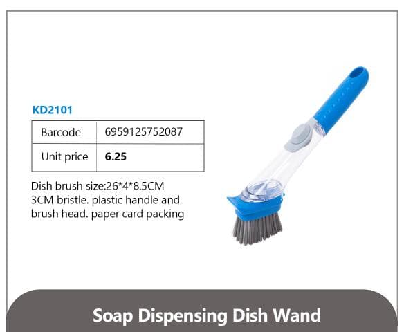 Soap Dispensing Dish Wand